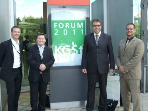 Die Teilnehmer der Gemeinde Titz v.l. Michael Biermmans, Christian Canzler, Jürgen Frantzen und Michael Dahlem